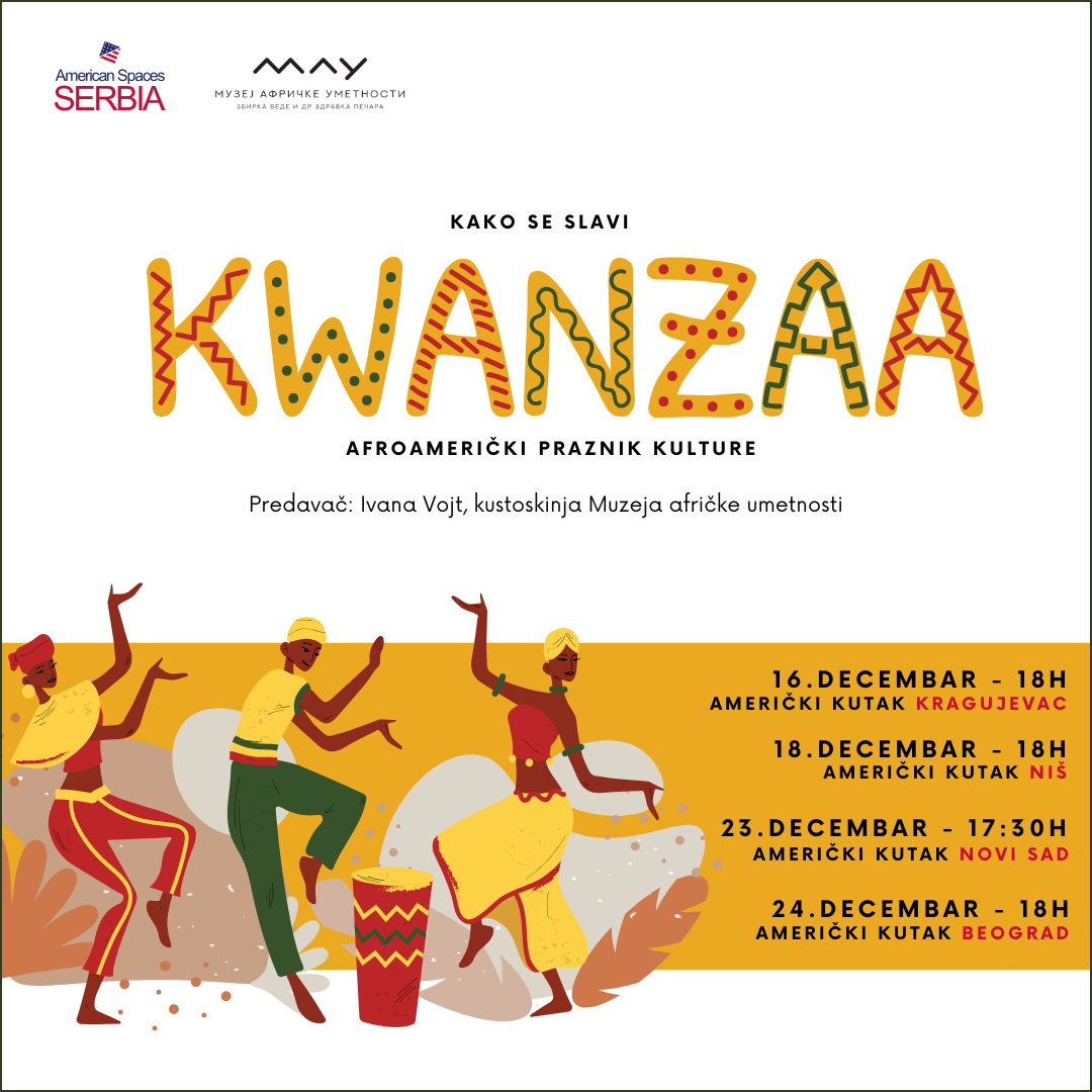 Praznično predavanje: KAKO SE SLAVI KWANZAA - AFROAMERIČKI PRAZNIK KULTURE